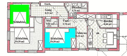 Grundriss FeWo1